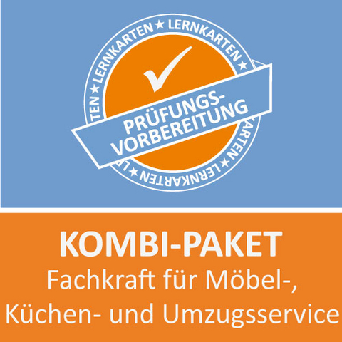 Kombi-Paket Fachkraft für Möbel-, Küchen- und Umzugsservice Lernkarten - Jennifer Christiansen