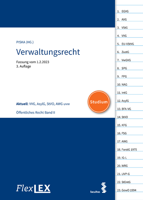 FlexLex Verwaltungsrecht - Öffentliches Recht Band II | Studium - 