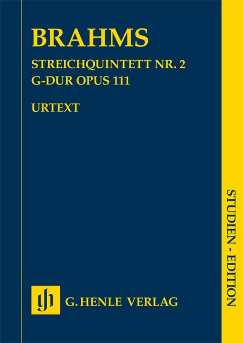 Johannes Brahms - Streichquintett Nr. 2 G-dur op. 111 - 