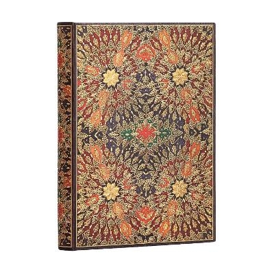 Fire Flowers Midi Lined Hardcover Journal (Elastic Band Closure) -  Paperblanks