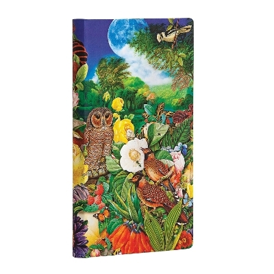 Moon Garden Slim Lined Hardcover Journal -  Paperblanks