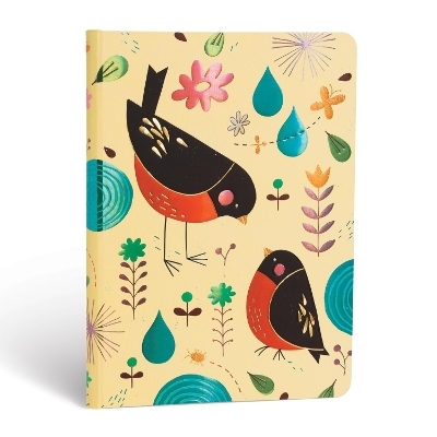 Mother Robin (Tracy Walker?s Animal Friends) Midi Lined Hardcover Journal (Elastic Band Closure) -  Paperblanks