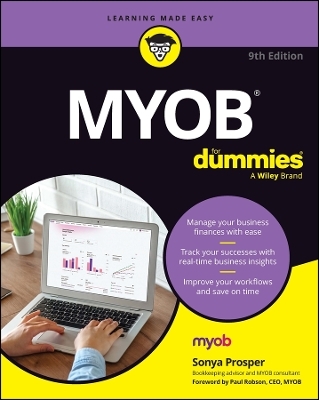 MYOB For Dummies - Sonya Prosper