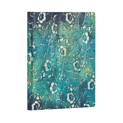 Kuro (Katagami Florals) Midi Unlined Hardcover Journal -  Paperblanks