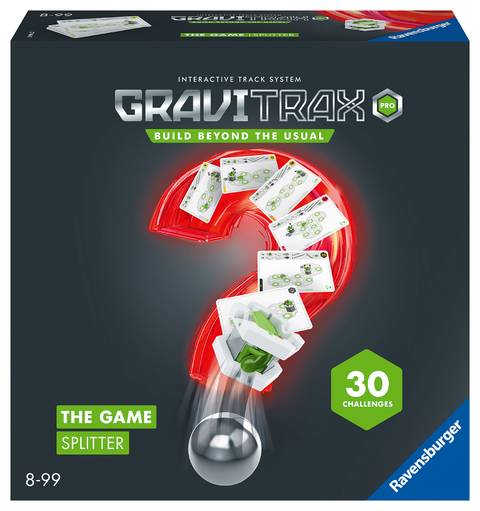 Ravensburger GraviTrax PRO The Game Splitter - Logikspiel für Kugelbahn Fans , Konstruktionsspielzeug für Kinder ab 8 Jahren