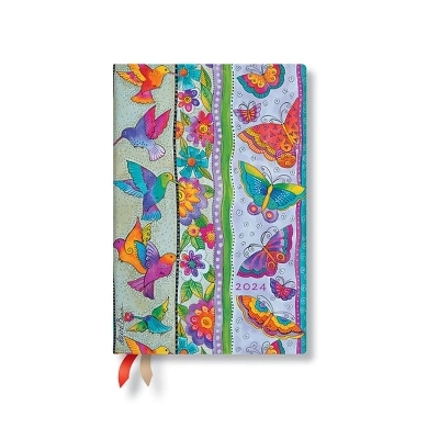 Hummingbirds & Flutterbyes (Playful Creations) Mini 12-month Dayplanner 2024 -  Paperblanks