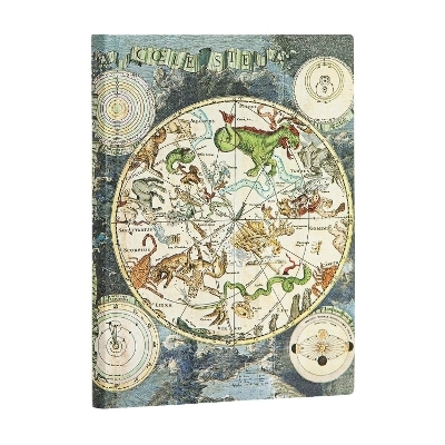 Celestial Planisphere Midi Unlined Softcover Flexi Journal -  Paperblanks