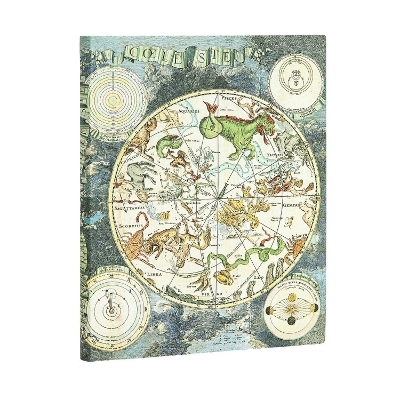 Celestial Planisphere Ultra Unlined Softcover Flexi Journal -  Paperblanks