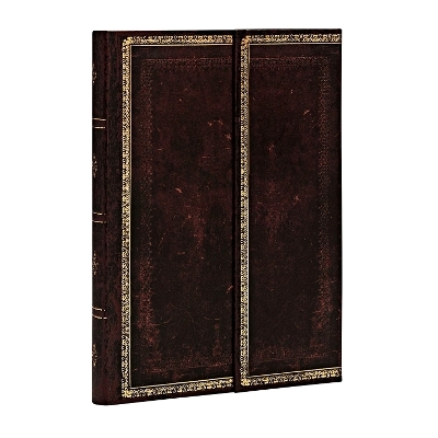 Black Moroccan (Old Leather Collection) Mini Lined Journal -  Paperblanks