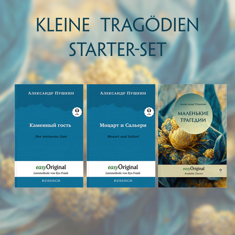 Kleine Tragödien (mit Audio-Online) - Starter-Set - Russisch-Deutsch - Alexander Puschkin