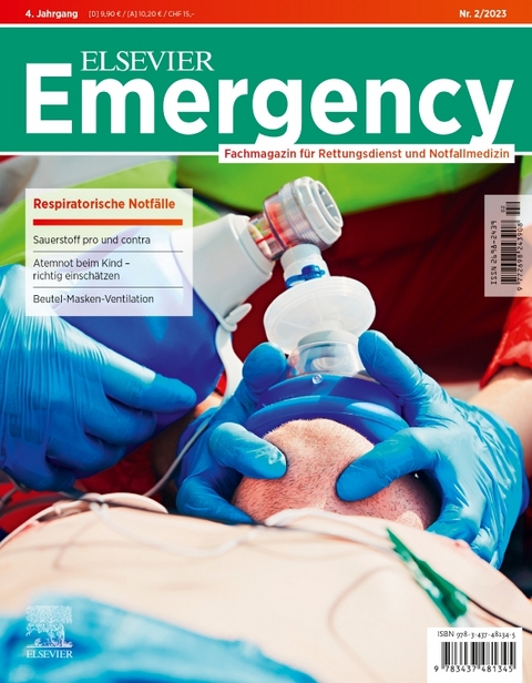 ELSEVIER Emergency. Respiratorische Notfälle. 2/2023 - 