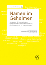 Namen im Geheimen - Hardy, Stéphane; Herling, Sandra; Siewert, Klaus