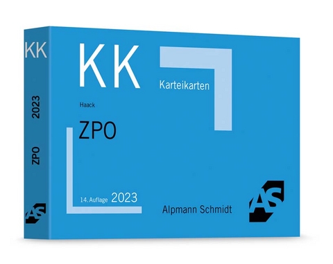 Karteikarten ZPO - Claudia Haack