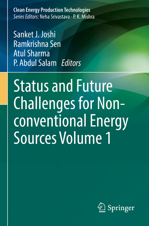 Status and Future Challenges for Non-conventional Energy Sources Volume 1 - 