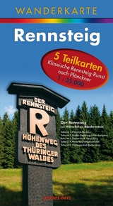 Wanderkarte Rennsteig - 