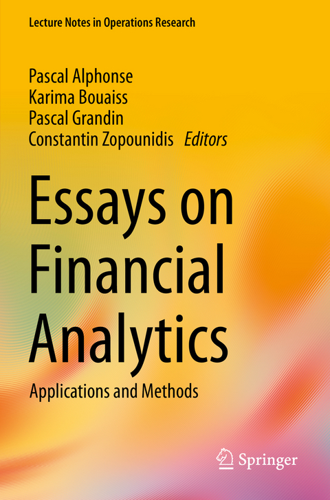 Essays on Financial Analytics - 