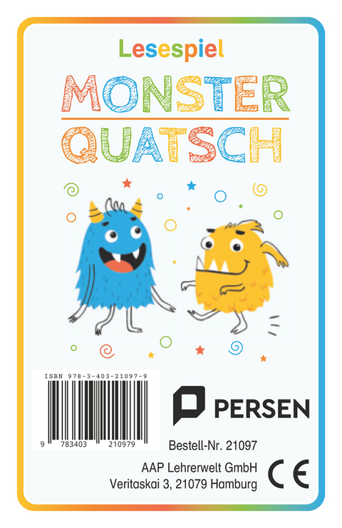 Lesespiel Monster-Quatsch - Janet Stadelmeier