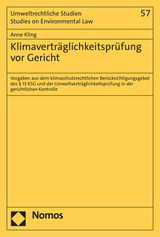 Klimaverträglichkeitsprüfung vor Gericht - Anne Kling