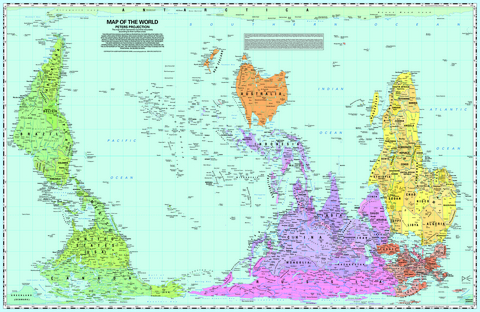 Peters Map of the World - Arno Peters