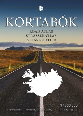 Iceland Road Atlas 1:300 000 Kortabok 2021-23 - comprehensive edition -  Mal og Menning