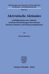 Aktivistische Aktionäre. - Patrick Brückner