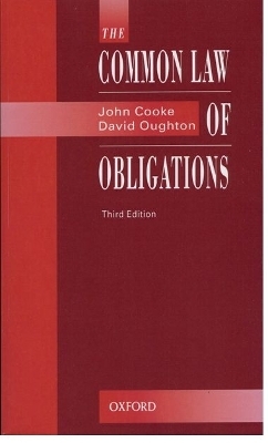 The Common Law of Obligations - John Cooke, David Oughton