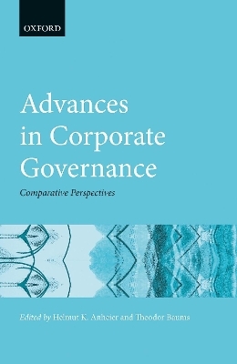 Advances in Corporate Governance - 