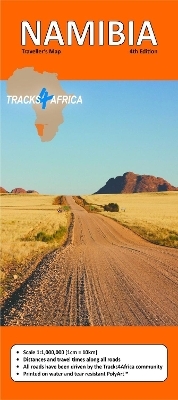 Namibia Traveller Map - Tracks4Africa Tracks4Africa