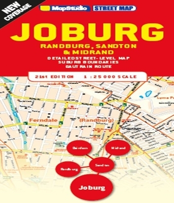 Street Map Joburg Randburg Sandton - MapStudio MapStudio