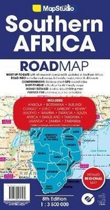 Southern Africa road map - MapStudio, MapStudio