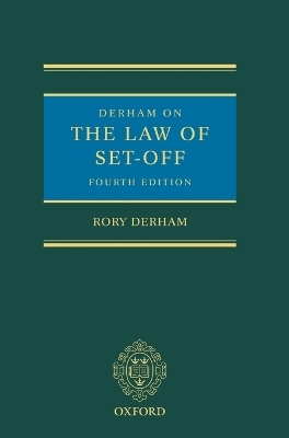 Derham on the Law of Set-Off - Rory Derham