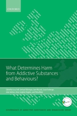 What Determines Harm from Addictive Substances and Behaviours? - 