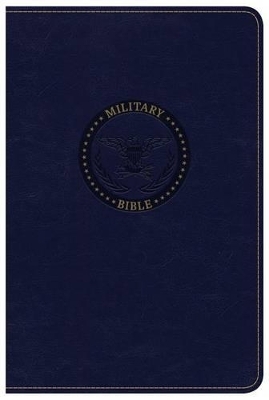 CSB Military Bible, Navy Blue LeatherTouch - CSB Bibles by Holman CSB Bibles by Holman