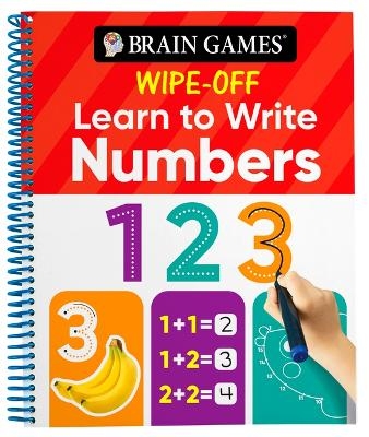 Brain Games Wipe-Off - Learn to Write: Numbers (Kids Ages 3 to 6) -  Publications International Ltd,  Brain Games