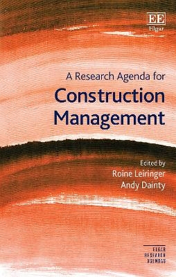 A Research Agenda for Construction Management - 