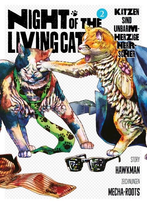 Night of the Living Cat 02 - Katzen sind unbarmherzige Herrscher -  Hawkman,  Mecha-Roots