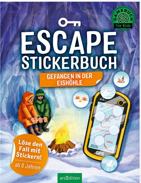 Escape-Stickerbuch – Gefangen in der Eishöhle - Philip Kiefer