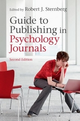 Guide to Publishing in Psychology Journals - Sternberg, Robert J.