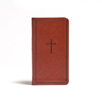 CSB Single-Column Pocket New Testament, Brown LeatherTouch -  Holman Bible Staff