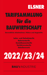 Tarifsammlung für die Bauwirtschaft 2022/23/24 - Stefan Brettschneider, Nadine Wulf