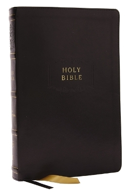 KJV Holy Bible with Apocrypha and 73,000 Center-Column Cross References, Black Leathersoft, Red Letter, Comfort Print: King James Version -  Thomas Nelson