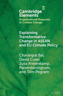 Explaining Transformative Change in ASEAN and EU Climate Policy - Charanpal Bal, David Coen, Julia Kreienkamp,  Paramitaningrum, Tom Pegram