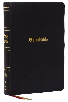 KJV Holy Bible: Super Giant Print with 43,000 Cross References, Black Genuine Leather, Red Letter, Comfort Print: King James Version -  Thomas Nelson