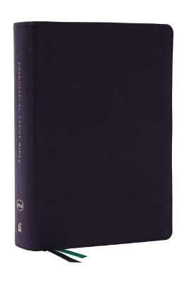 Evangelical Study Bible: Christ-centered. Faith-building. Mission-focused. (NKJV, Black Genuine Leather, Red Letter, Large Comfort Print) -  Thomas Nelson