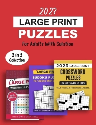 2023 Large Print Puzzles For Adults With Solution - Hunter Publishing