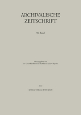 Archivalische Zeitschrift 98 (2022)