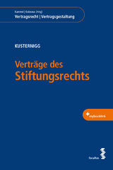 Verträge des Stiftungsrechts - Julia Kusternigg