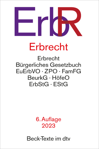 Erbrecht (ErbR) - Wolfgang Burandt