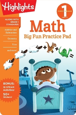 First Grade Math Big Fun Practice Pad - 