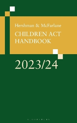 Hershman and McFarlane: Children Act Handbook 2023/24 - The Rt Hon Sir Andrew McFarlane